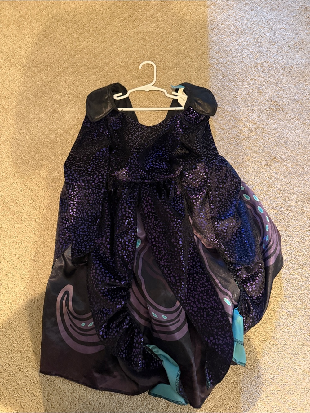 Disney Purple and Teal Sequin Ursula Dress